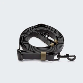 Биотановый поводок свободные руки для собак Cloud7 Hands-Free-Leash Ipanema Черный 1,6 - 2,6 м One Size