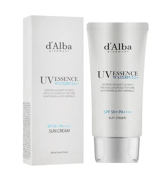 Сонцезахисний крем-есенція d'alba waterfull essence sunscreen spf50+ pa+++ 50 мл