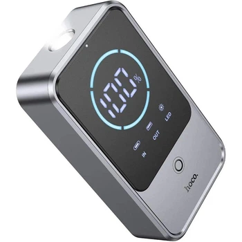 Пуско-зарядное устройство Hoco QS7 Source 10000mAh Gray [150876]