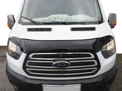 Дефлектор капота для Ford Transit 2014-2018, Мухобойка капота Ford Transit