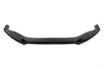 Губа под передний бампер для Audi A6 C7 2011-2015 S-Line, черный глянец
