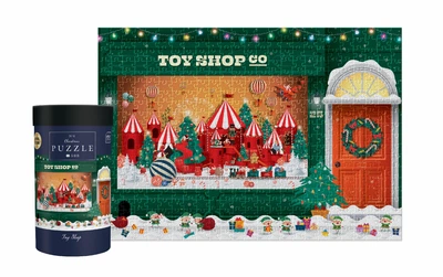 Пазлы трехслойные 500 деталей Christmas Toy Shop Interdruk 376213
