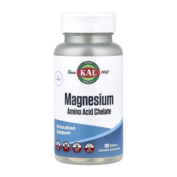 Magnesium Amino KAL, Аминокислотный хелат магния, 100 таблеток