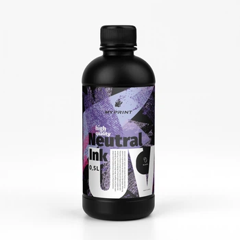 Чернила для УФ печати My Print UV LED neutral (0,5 л) black (9603)