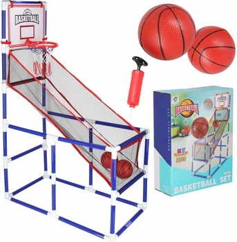 Zestaw do gry w koszykówkę KIK przenośny 2 piłki i pompka KX3002 (5903039768239)