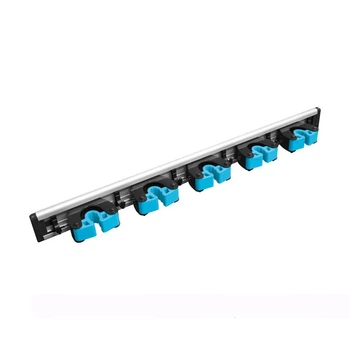 Вешалка для инструментов Cellfast Garden Tool Hanger 600 мм алюминиевая стойка с 5 самоблокирующимися держателями и 6 дополнительными крючками, грузоподъёмность 33 кг