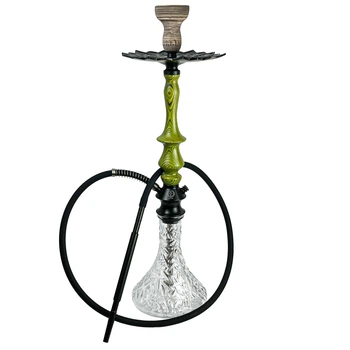 Кальян KARMA HOOKAH Модель 3.2 Green (Колба Crystal Clear)