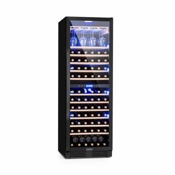 Винный холодильник Klarstein Vinovilla Grande 162 Built-in Duo Onyx Edition с 2 зонами (10045909)