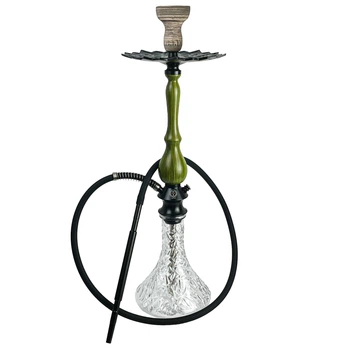 Кальян KARMA HOOKAH Модель 3.1 Green (Колба Crystal Clear)