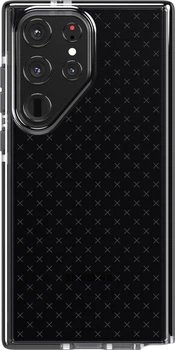 Чехол противоударный силиконовый Tech21 Evo Check для Samsung Galaxy S22 Ultra (S908) Black T21-9377