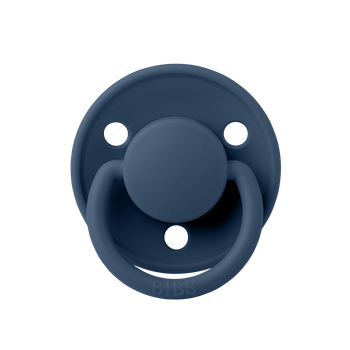 Пустушка De Lux BIBS 0-36 міс Silicone Steel Blue