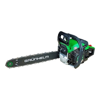 Пила цепная бензиновая Grunhelm GS-4500MG 3.1 кВт зеленая 4934592