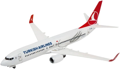 Збірна модель-копія Revell Набір Літак Boeing 737-800 Turkish Airlines Рівень 4 Масштаб 1:144 (RVL-63772)