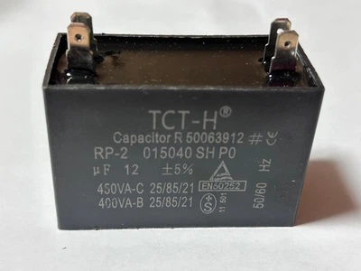 Конденсатор генератора CBB61 12 mF, квадратний