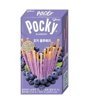 Японські палички в глазурі Glico Pocky Blueberry 41 грам