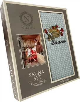 Полотенце вафельное Nilteks Sauna Women для бани 75х150 см (TC303375772)