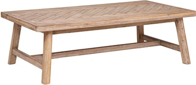 Stolik kawowy Atmosphera Aeris drewniany typu ława 130 x 70 cm (3560231638634)