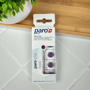 Таблетки Paro PLAK 2 для індикації зубного нальоту 10 шт