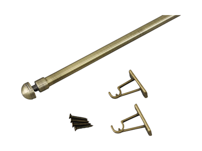 Карниз Кафе Orvit Металевий телескопічний 80/120см Антик (M010003)