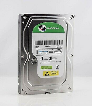 Накопитель HDD 3.5" SATA 500GB Mediamax 7200rpm 64MB (WL500GSA6472G) - Refubrished