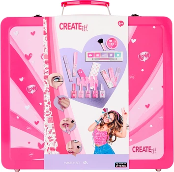 Набір дитячої косметики Create it! Неон/Глітер у кейсі TOYS884512 (8719668029583)