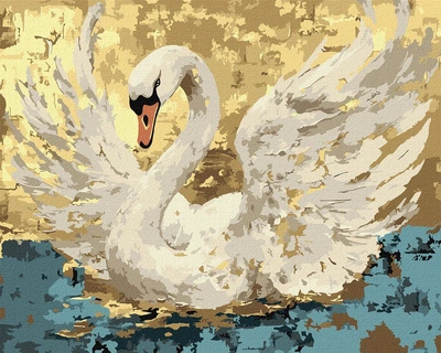 Obraz do malowania po numerach Ideyka Rozmach skrzydeł 40x50 cm KHO6737 (4823104377986)