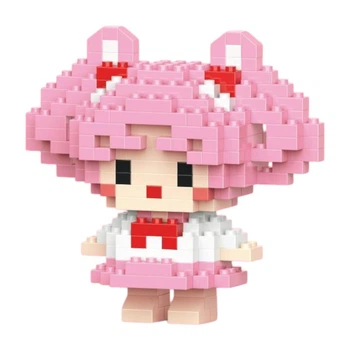 Конструктор Чибиуса Розовый 150 деталей 7,4 см Bricks Chibiusa Sailor Moon