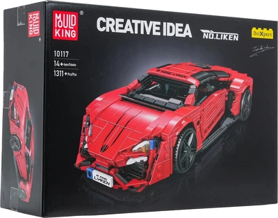 Klocki konstrukcyjne Pojazd sportowy czerwony 1311 elementów ZKL.10117 (5903864973242)