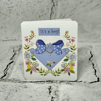 Открытка мини подарочная It's a boy Baby Shower 7,1х8,2 см 5503-1719