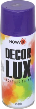 Краска аэрозольная (Nowax) Decor Lux Фиолетовый 450мл. (RAL 4008) (NX48056/NX65056)