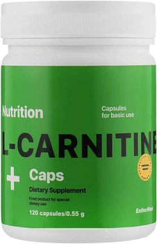 L-Карнітин EntherMeal L-Carnitine 120 капсул (CARN120EM0057)