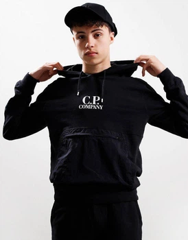Чоловічі худі з капюшоном бавовняні CP Company 113956 M чорний