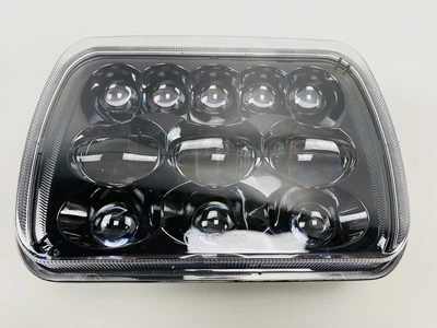 Фара LED прямокутна 95W елемент оптичний ближній + дальній алюмінієвий корпус Фури TIR + МАЗ, КамАЗ, трактора