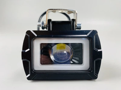 LED фара прямоугольная 20W (Объемная линза) 12-80V желтый и белый свет четкая граница света chip CREE, IP68