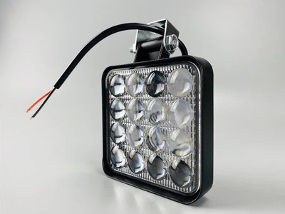 Фара LED квадратная 48W mini 3D линза, 16 led диодов, 6500K, 9-80В
