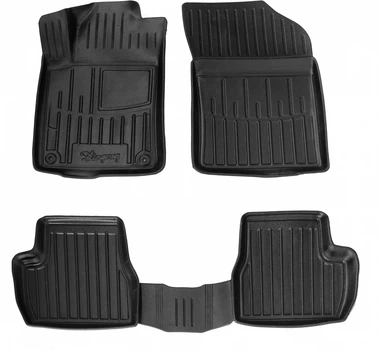 Автокилимки Stingray CITROEN C3 II 2009-2016 Чорні (2410500312400)