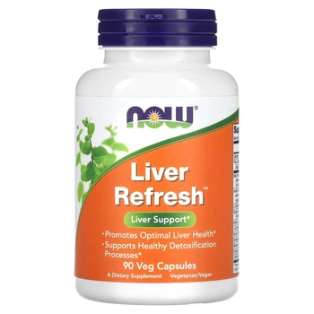 Підтримка печінки NOW Foods,Liver Refresh 90 капсул