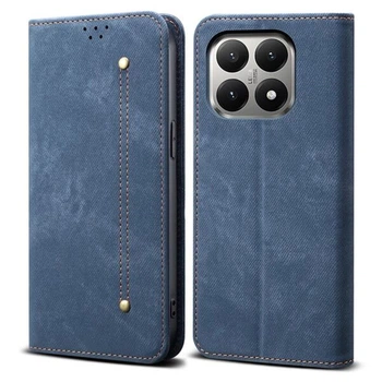 Чохол-книжка з кишеньками UniCase Jeans Wallet для Xiaomi 15T - Blue