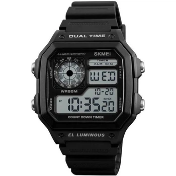 Годинник наручний чоловічий Skmei 1299 Black, 1299BK (12339)
