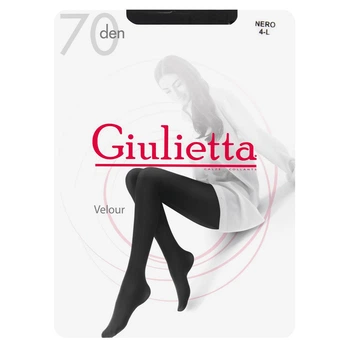 Класичні жіночі колготки giulietta velour 70 den 2