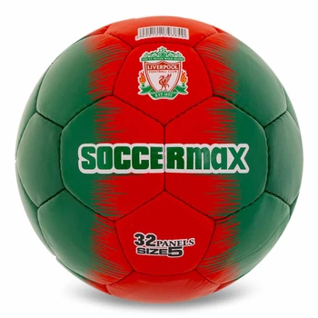 Мяч футбольный Ливерпуль Soccermax Liverpool 0047-822 размер №5 Green-Red