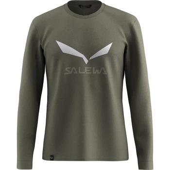 Мужская футболка с принтом Salewa Solidlogo Dry L/S Tee Mns 5A50 M (100084083)