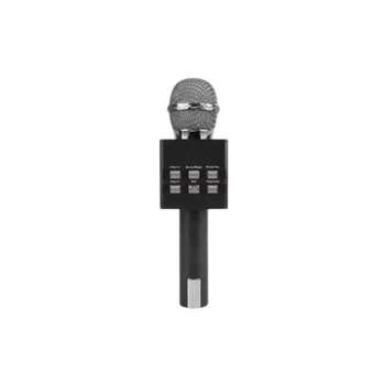 Караоке-микрофон беспроводной с LED-подсветкой Белый (MX-00007829E)