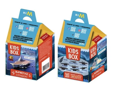 Світ військових кораблів World of Warships Kids box Кідс бокс Світбокс мармелад з іграшкою в коробочці