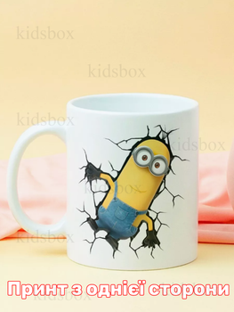 Кружка Миньйон Гадкий я с принтом Minion керамическая чашка 330 мл Uk_53