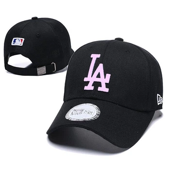 Кепка бейсболка LA New Era черная (341LANB)