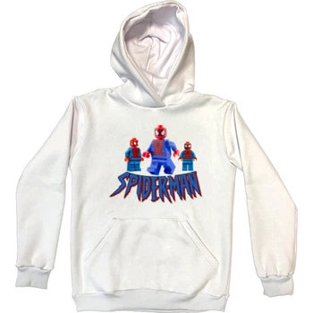 Худі Преміум Дитяча Lego Superheroes Spiderman Розмір 128 См (7-8Р.) Білий Без Утеплювача