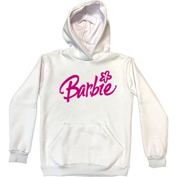 Худі Преміум Дитяча Barbie 6 Розмір 128 См (7-8Р.) Білий Без Утеплювача