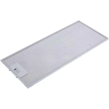 Жировой фильтр для вытяжки 205x475x8mm, металлический, под защелки, универсальный 205x475x8mm