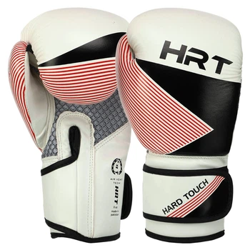 Рукавички боксерські дитячі HARD TOUCH BO-7709 розмір 4 унції білий-чорний